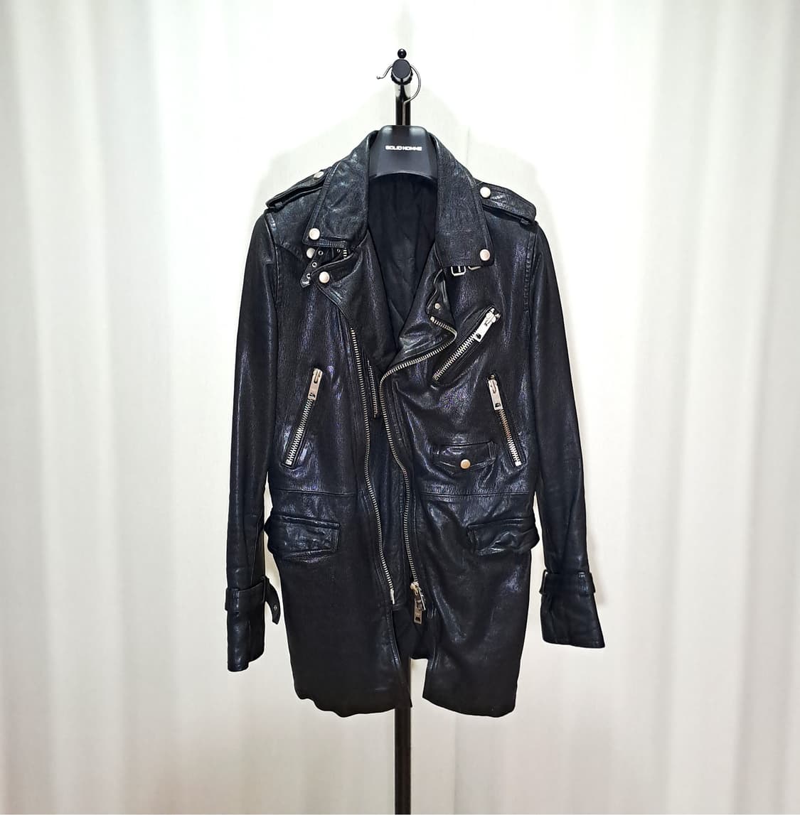 (택포) 이태리 수입 양가죽 하프코트 B802 상품이미지1