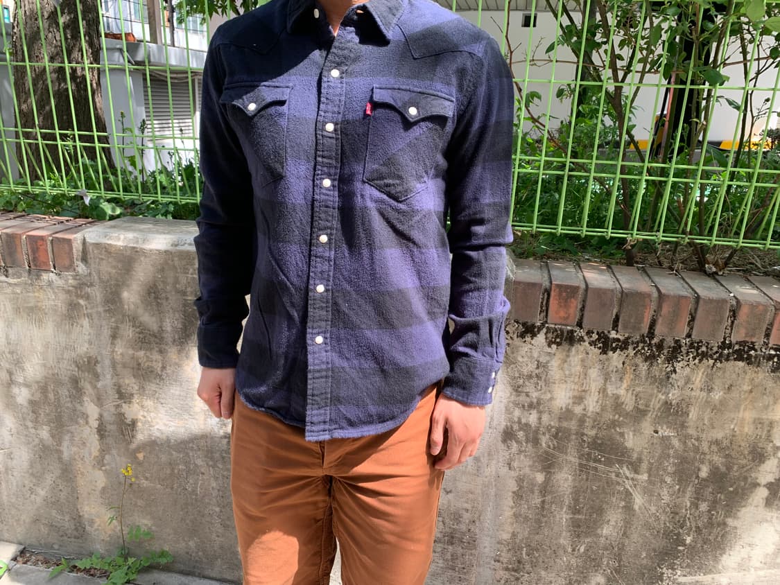 [LEVI'S] check cotton shirts 상품이미지1