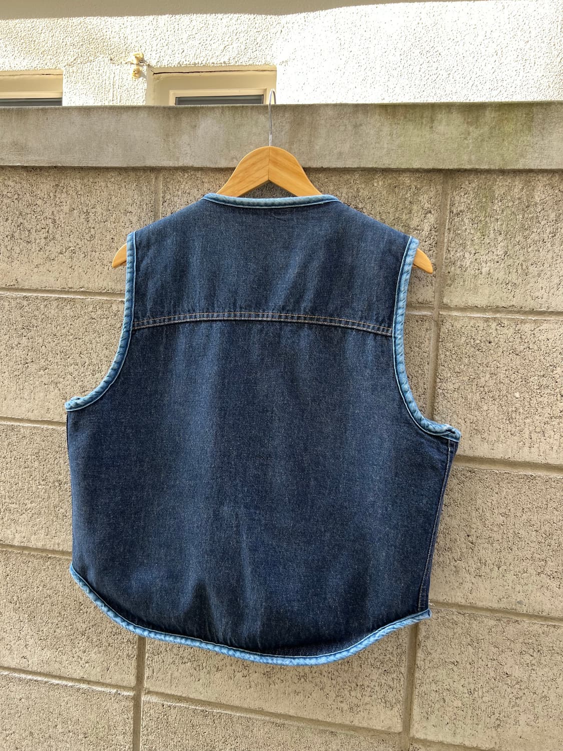 1970s SEARS ROEBUCKS DENIM 빈티지데님쉐르파베스트 상품이미지9