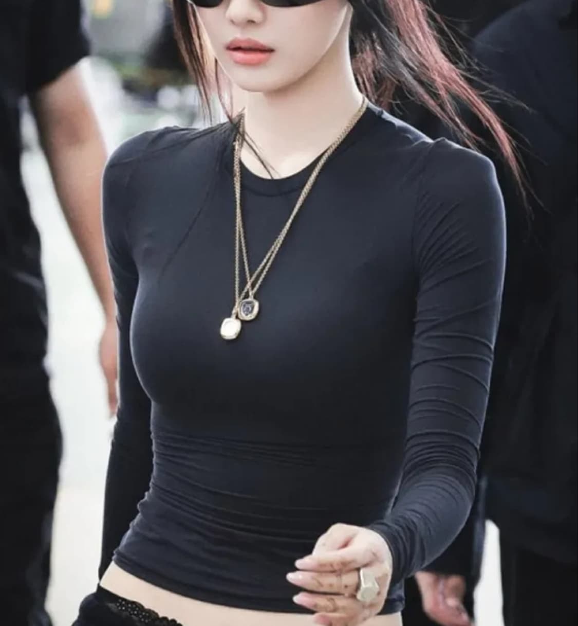 Skims 스킴스 롱슬리브 블랙 상품이미지1