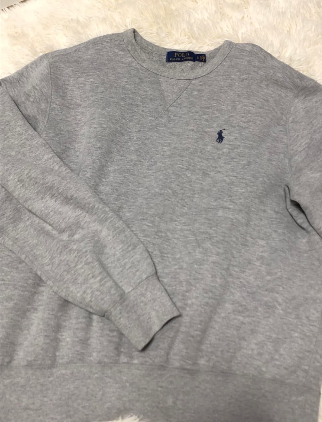 폴로 랄프로렌 맨투맨 그레이 L 판매합니다! 상품이미지3