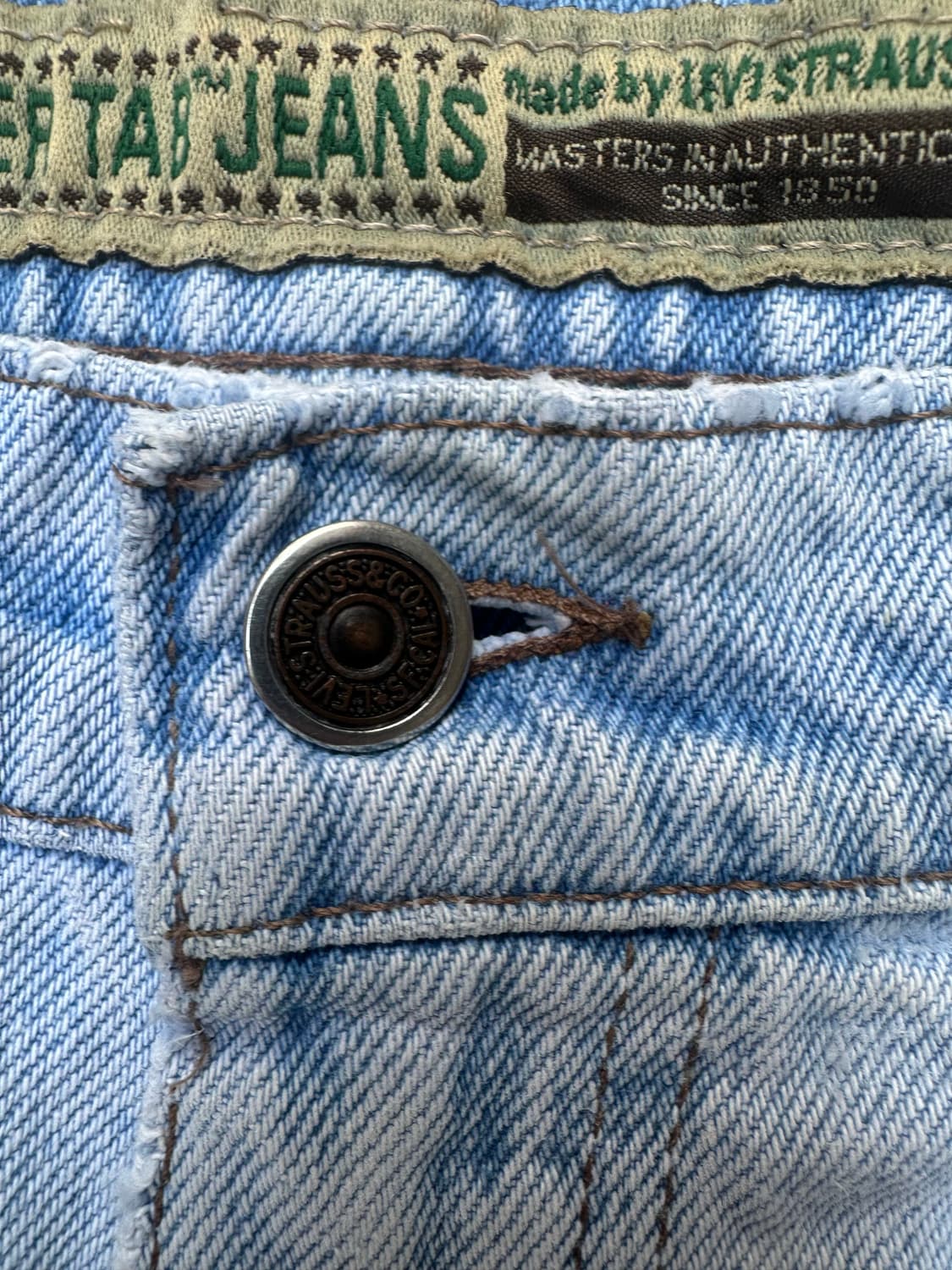 빈티지 90s 리바이스 실버탭 데님 팬츠 상품이미지5