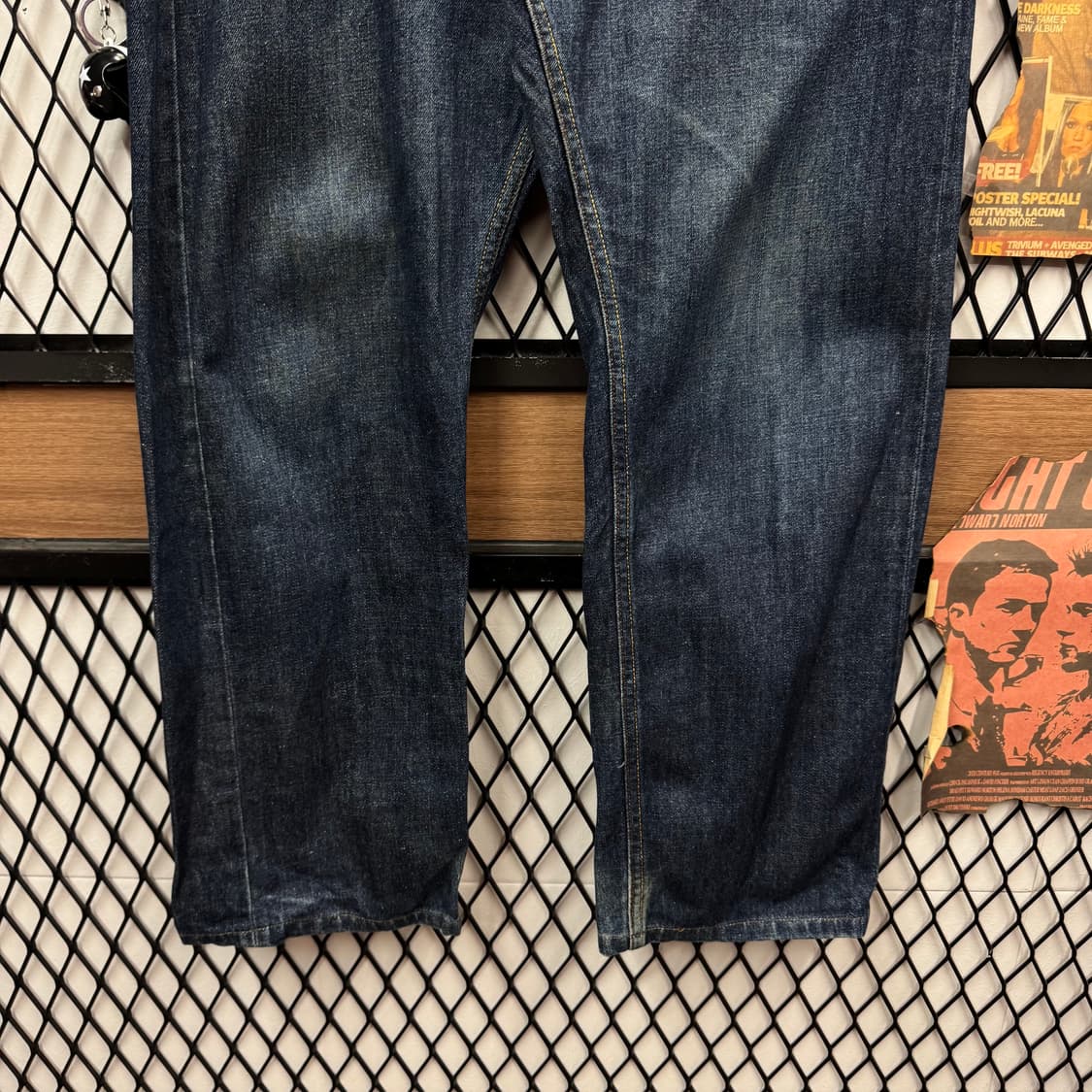 타미힐피거 데님 팬츠 후면 레터링 빅 로고 포인트 중청 상품이미지4