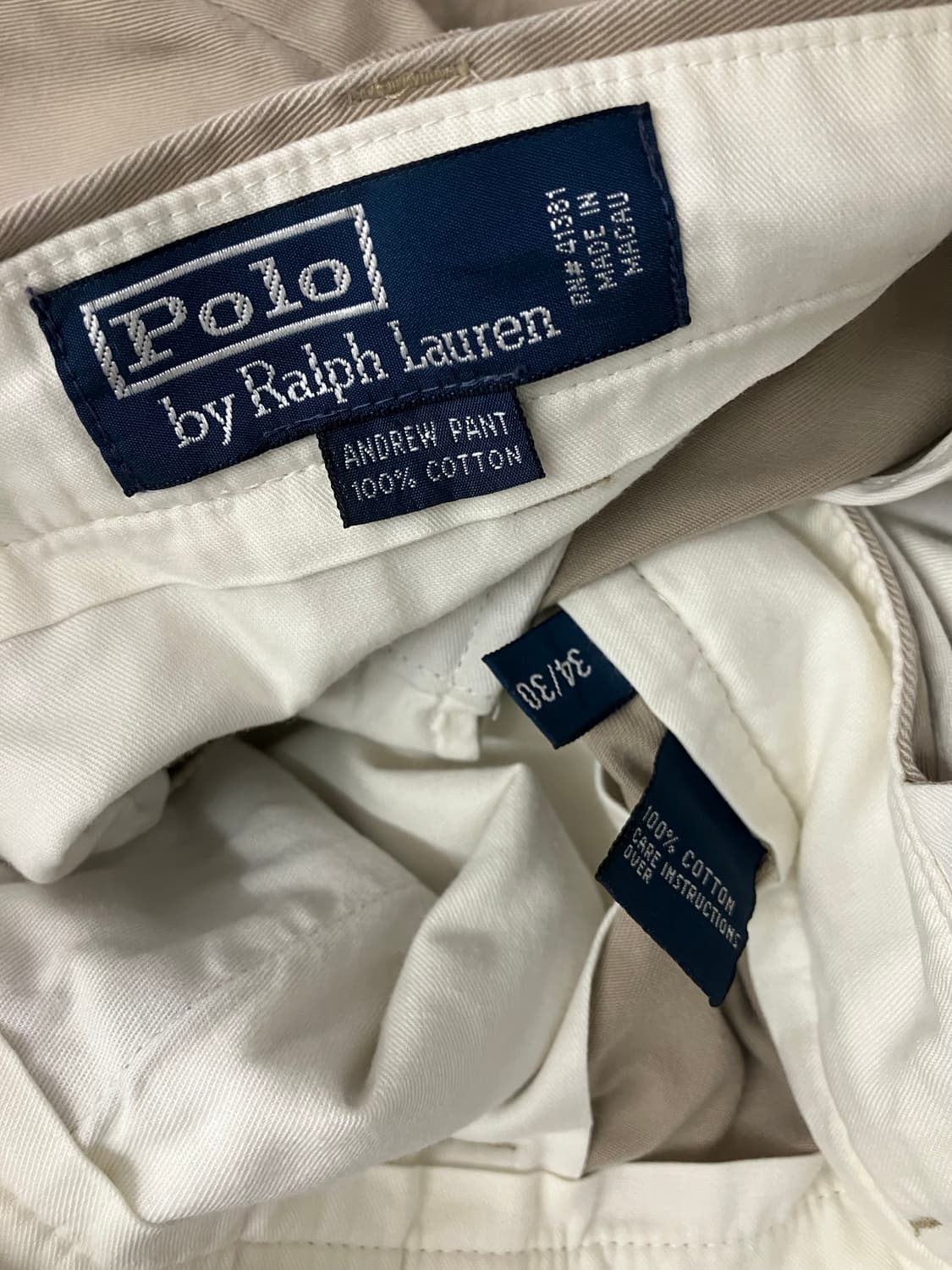 N45 폴로 투턱 앤드류 치노팬츠 상품이미지4