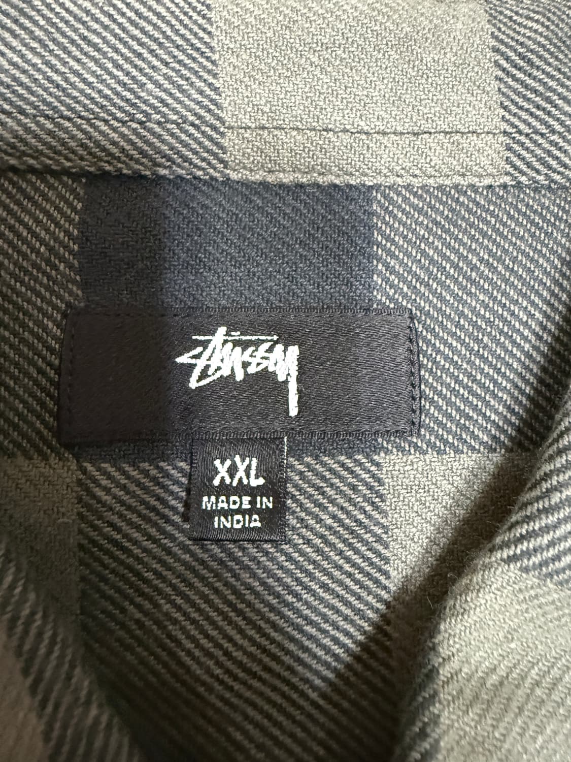 [XXL] stussy 스투시 롱슬리브 셔츠 블랙 그레이 상품이미지7