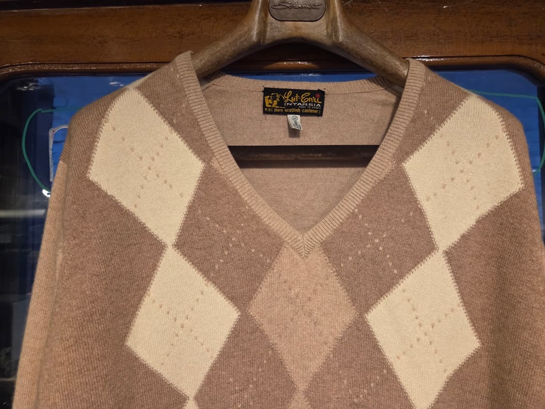 스코티시 인타르시아 캐시미어 니트 상품이미지2