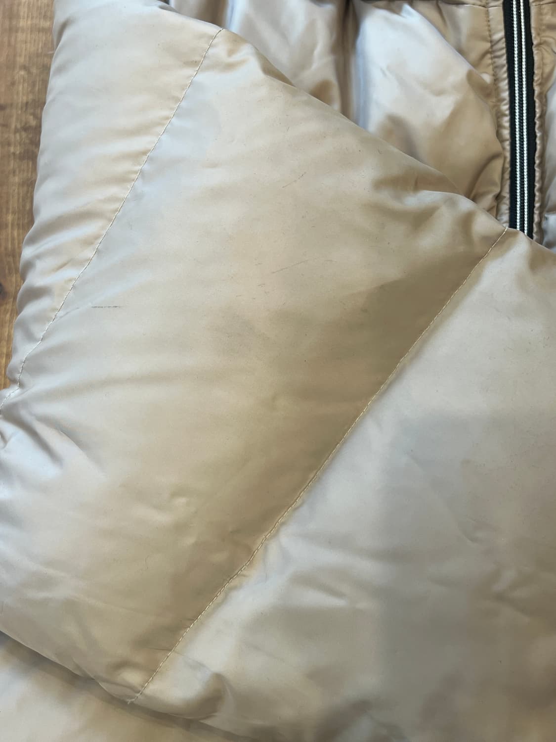 아디다스 베이지 퀄팅 패딩 상품이미지10