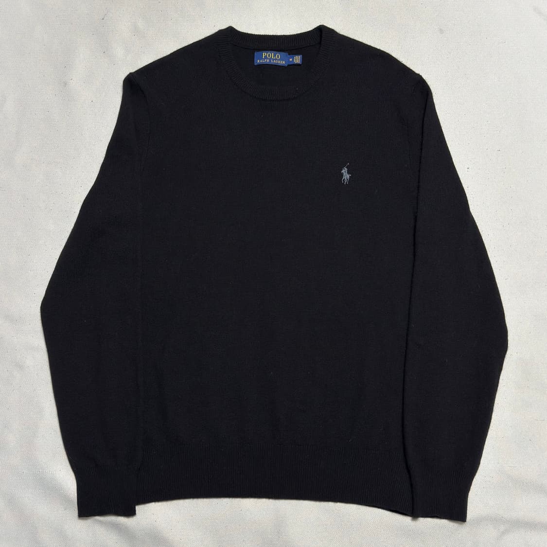 M 폴로랄프로렌 블랙 메리노 울 니트 상품이미지2