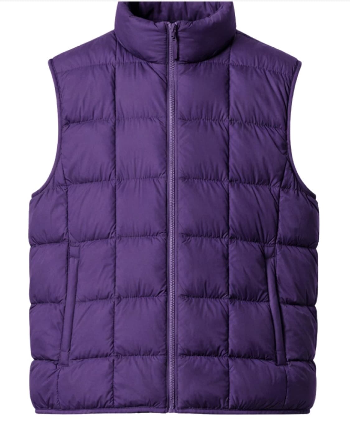 유니클로 퍼프테크 베스트 퍼플 상품이미지1