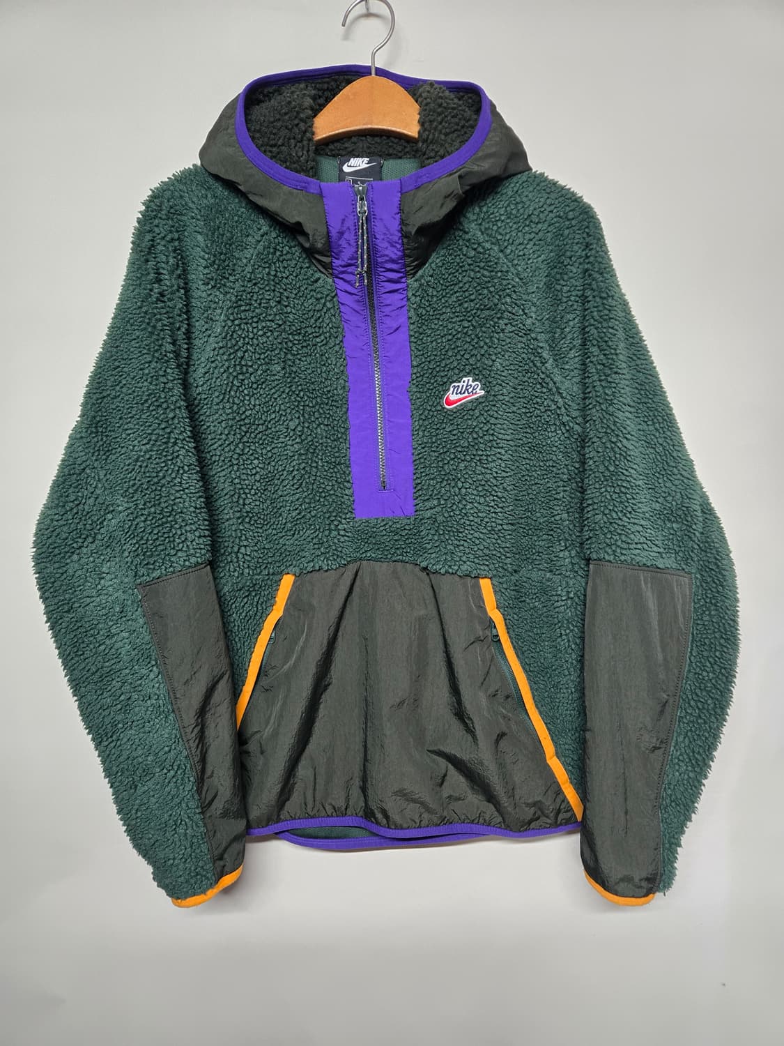나이키 쉐르파 플리스 후드 아노락 L 상품이미지1