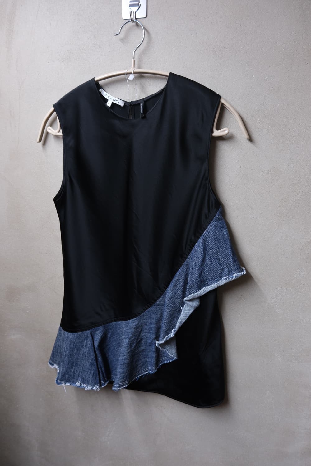Helmut lang 데님 레이스 탑 xs 상품이미지2