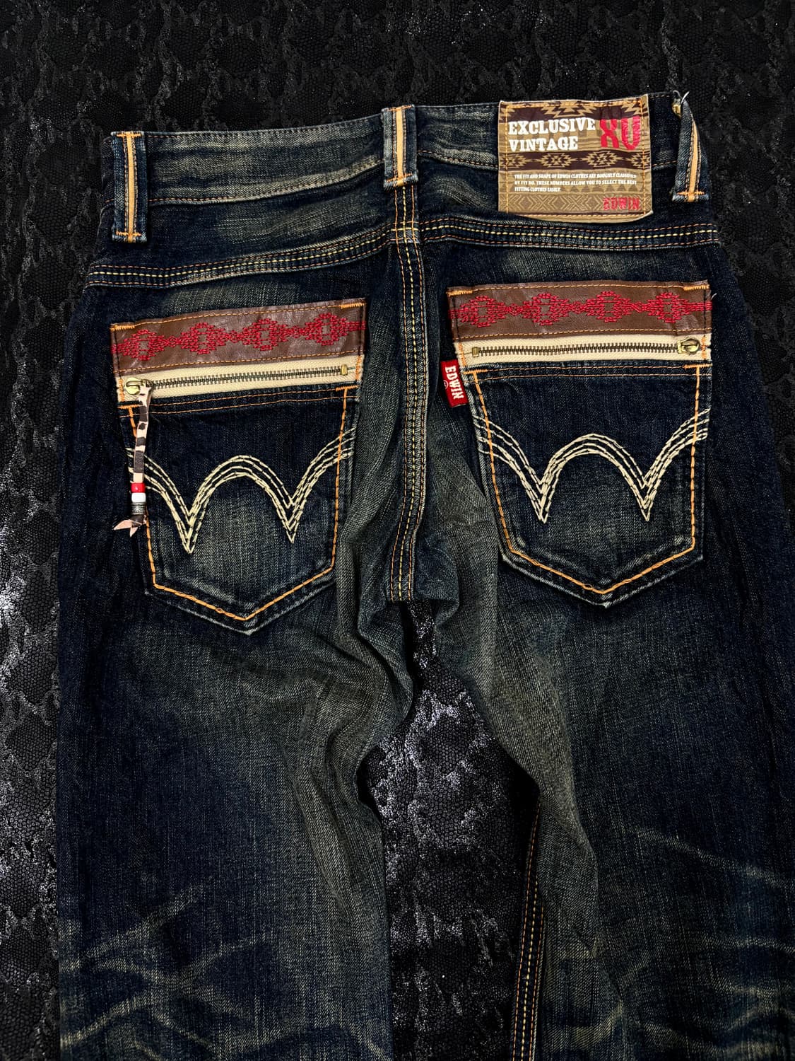 “EDWIN” Western Detail Crack Washed Pant 상품이미지10