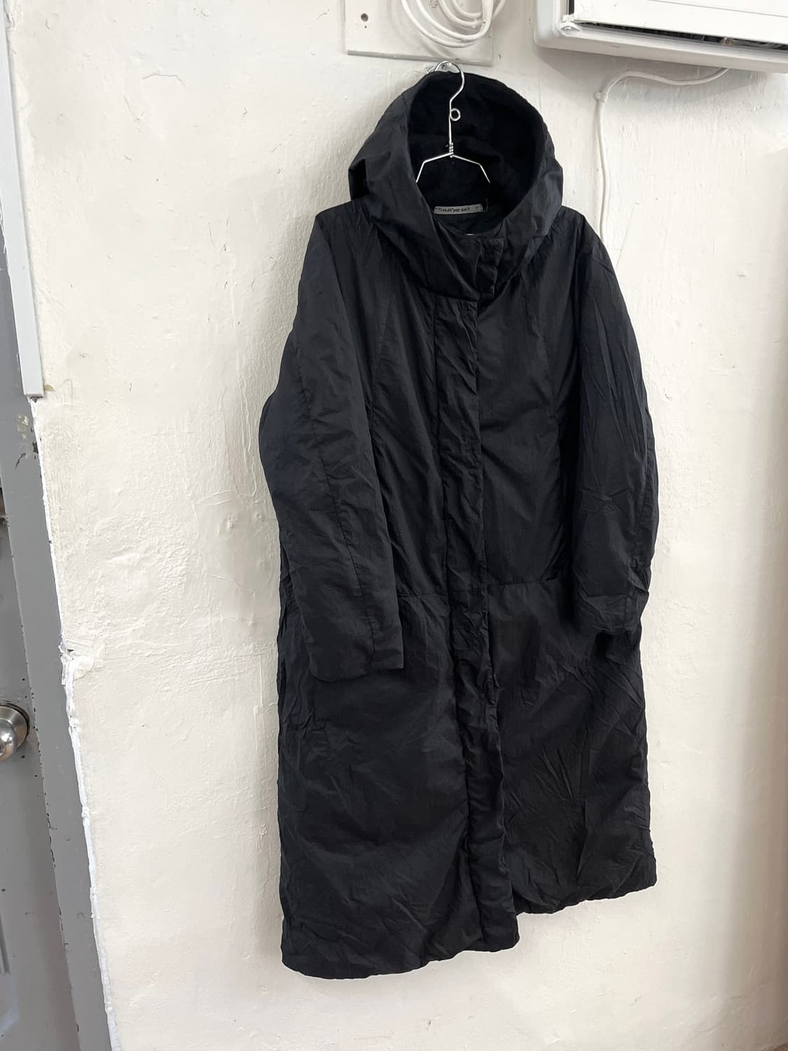 트랜짓 크링클 패딩 롱코트 상품이미지3