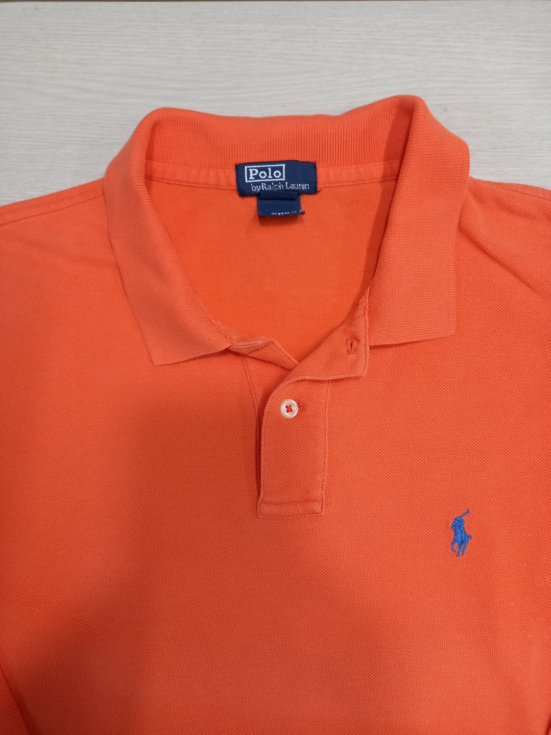 L100 POLO RALPH LAUREN 긴팔셔츠 오렌지색 L-665 상품이미지4