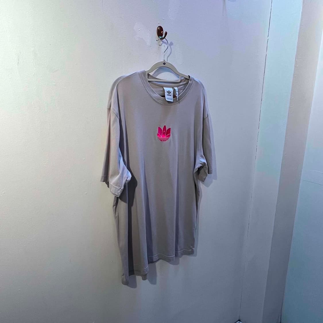 [2XL] 아디다스 오리지널 핑크 트레포일 빅사이즈 반팔 티셔츠 상품이미지3