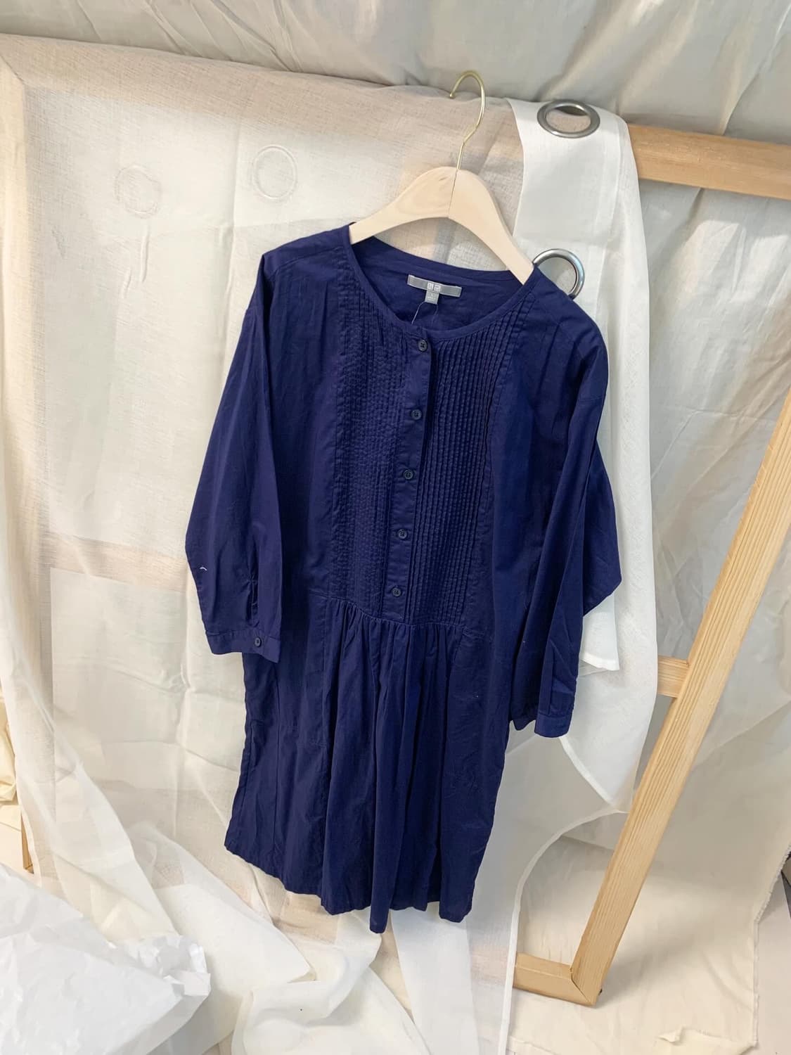 [Uniqlo] ultramarine pintuck cotton dres 상품이미지1