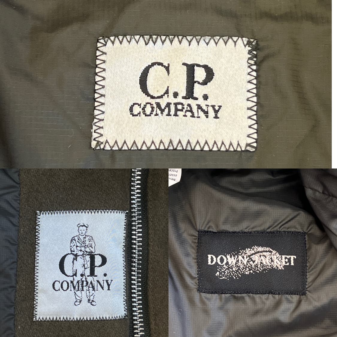 CP 컴퍼니 12FW 피스다이 나일론/울 패딩 자켓 상품이미지7