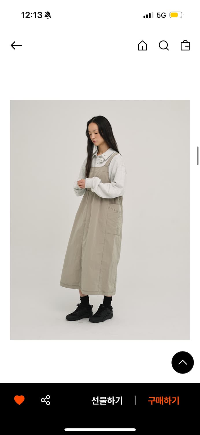  (nau) 나우 워케이션 스웻 맨투맨 오트밀 상품이미지3