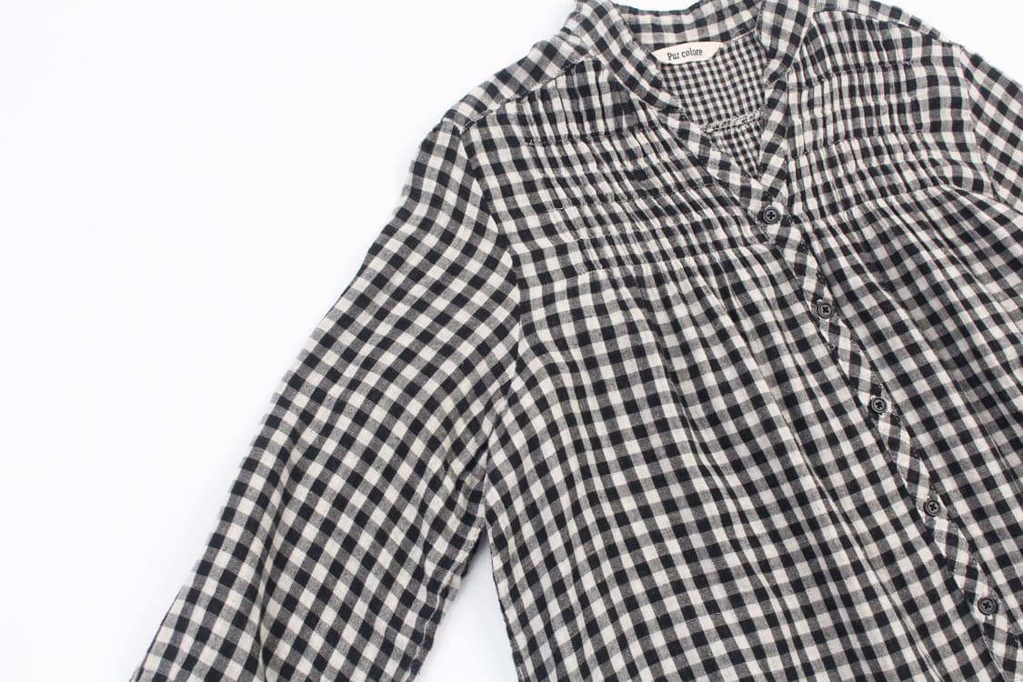 PUR COLORE Gingham Check One Piece  상품이미지6
