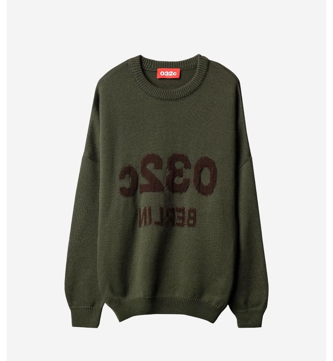 032c 셀피 스웨터 올리브 드랩 상품이미지1