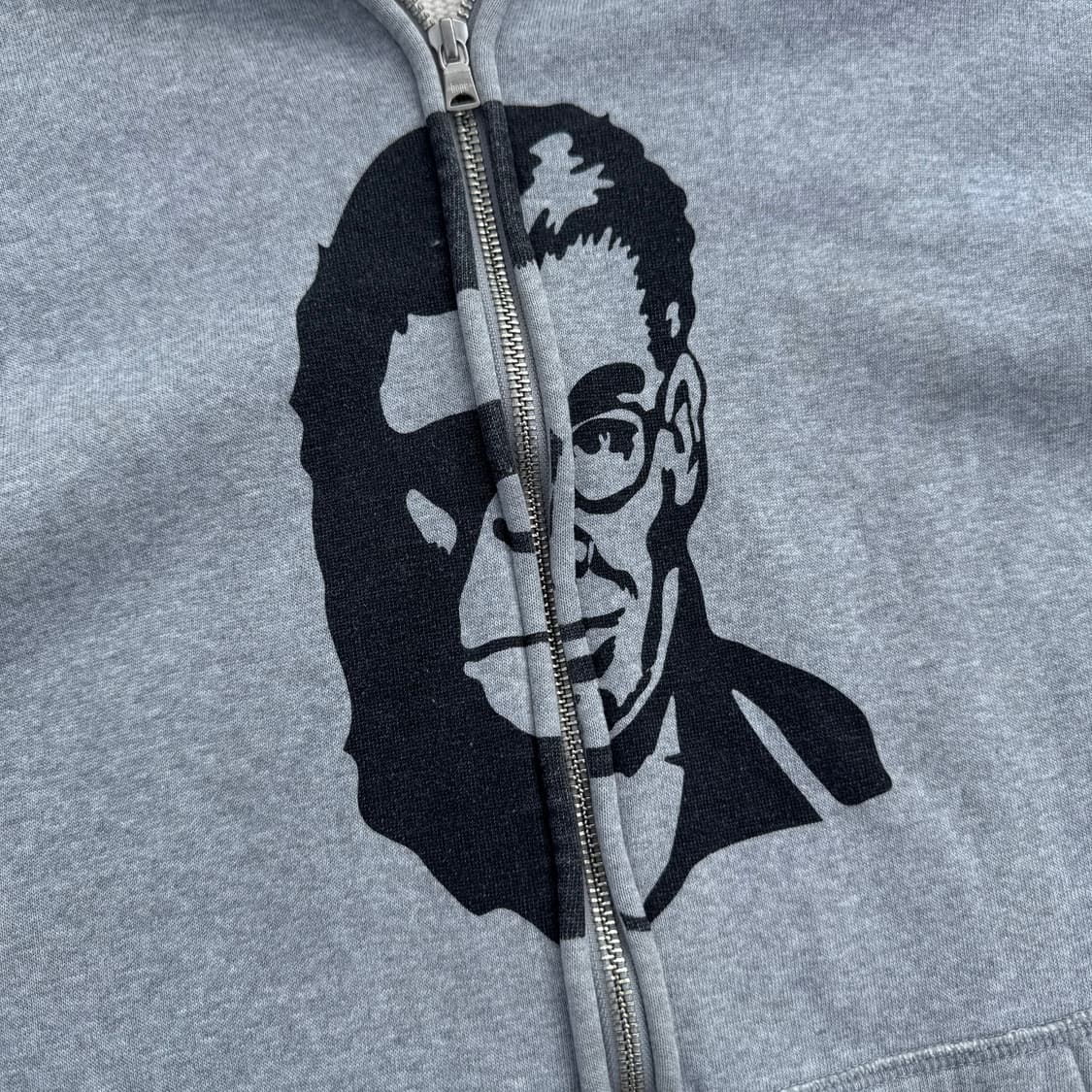 [XL] 00s Bape 베이프 Two-Face 써멀 후드집업 상품이미지5