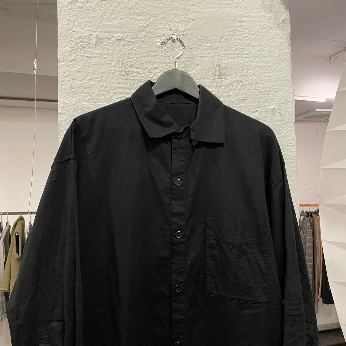 요지야마모토 오버사이즈 롱셔츠 상품이미지2