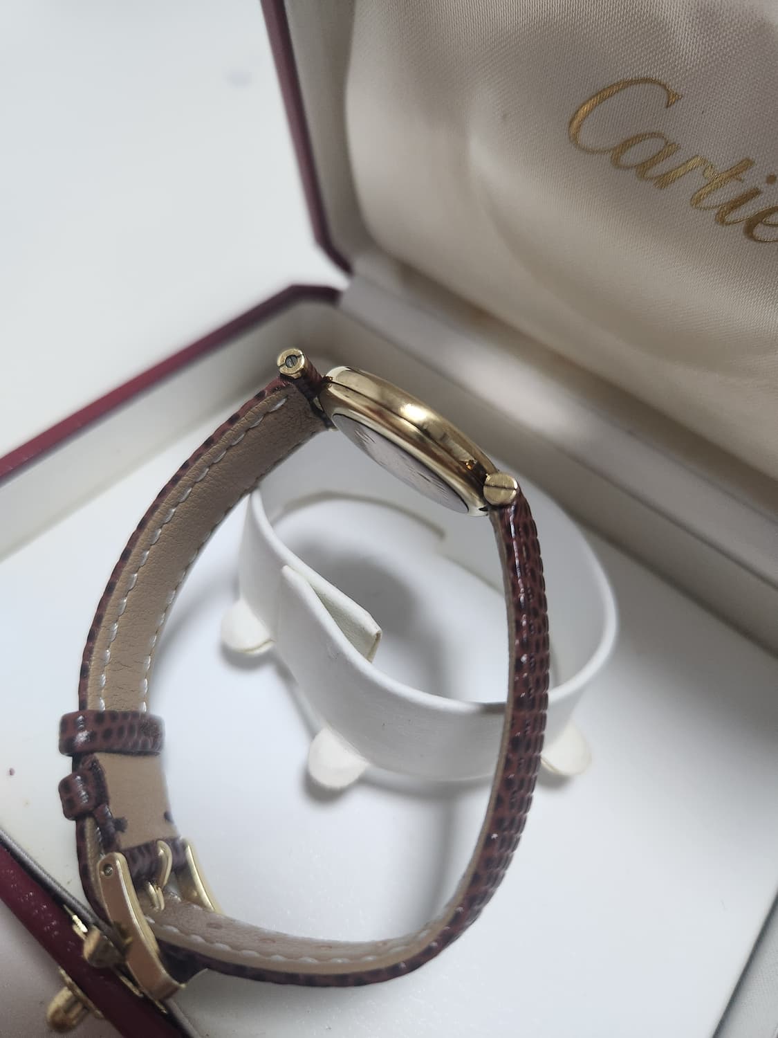 까르띠에 머스트 방돔(뱅돔 혹은 vendome) 버메일 트리니티 워치 상품이미지3