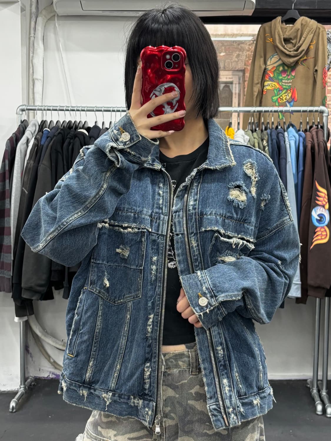 Dominans Stravan 데미지 데님 자켓 상품이미지2