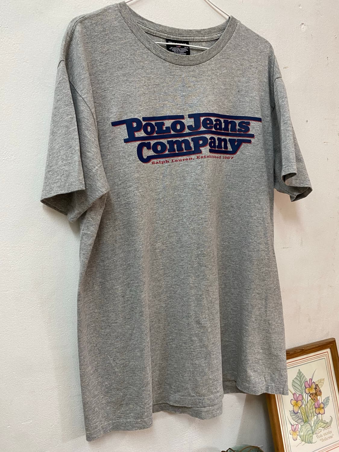 Polo jeans 반팔티 그레이 M 상품이미지2