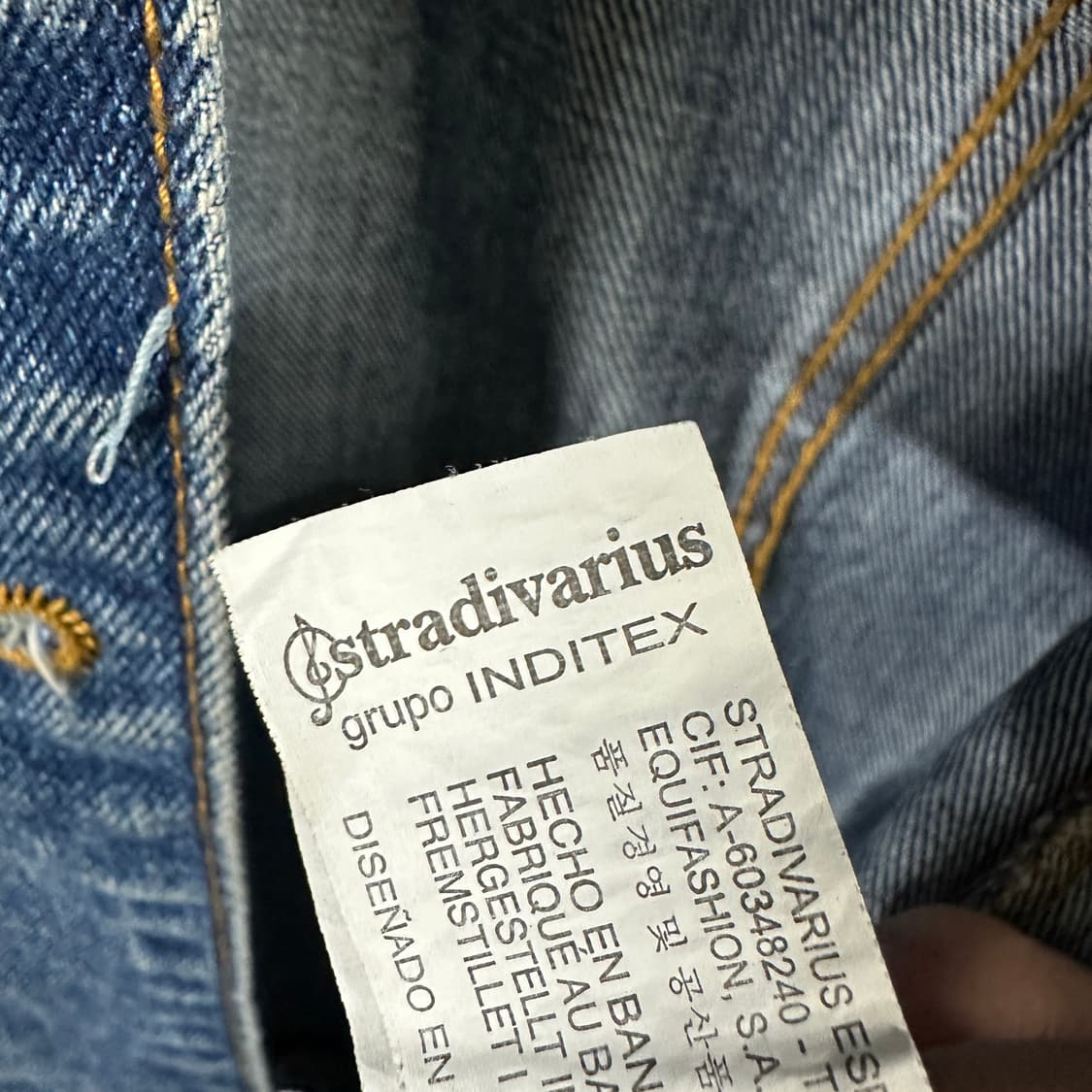 스트라디바리우스 디스트로이드 데님 자켓 상품이미지6