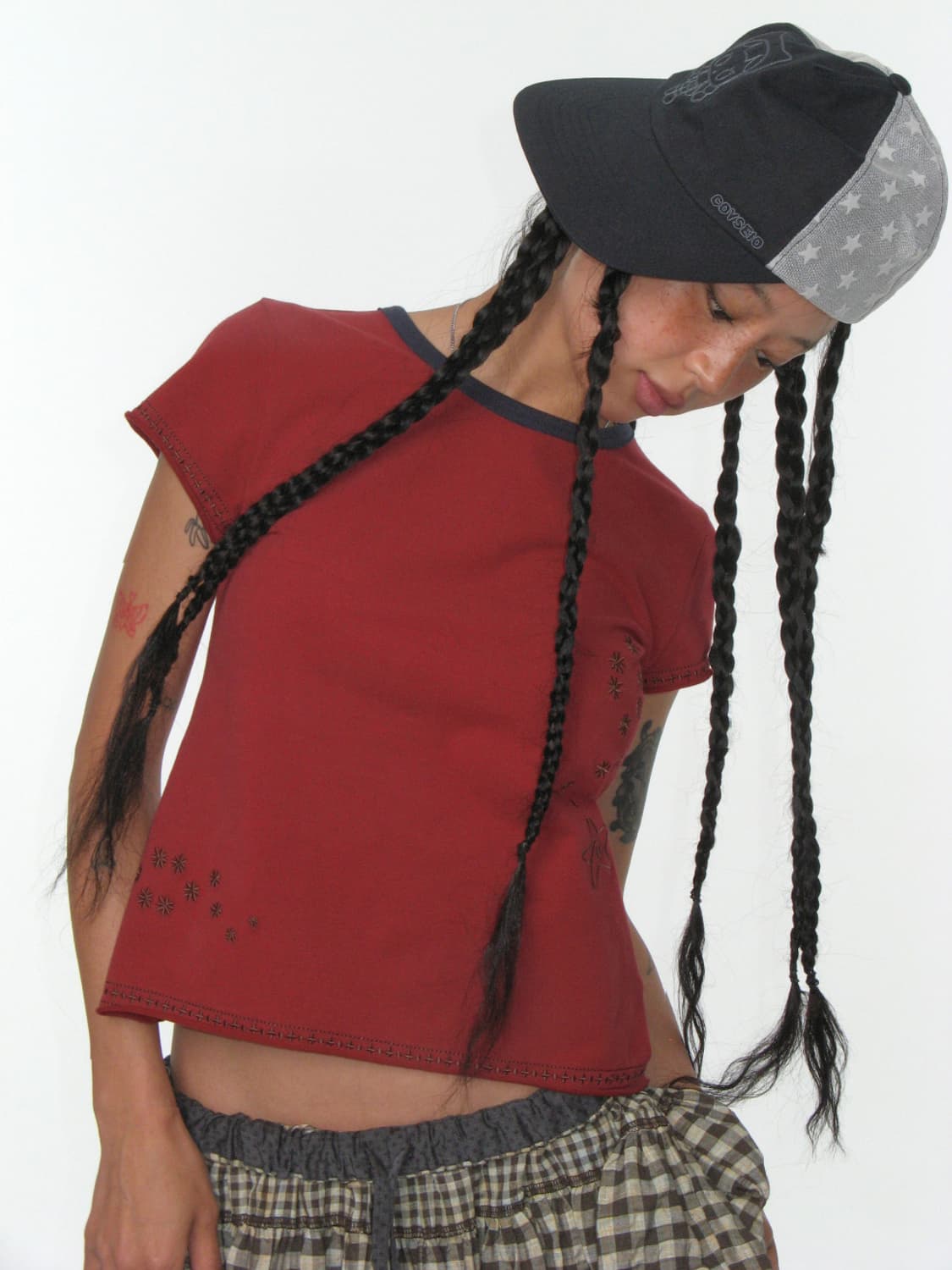 코이세이오 솔라 티셔츠 레드 상품이미지3