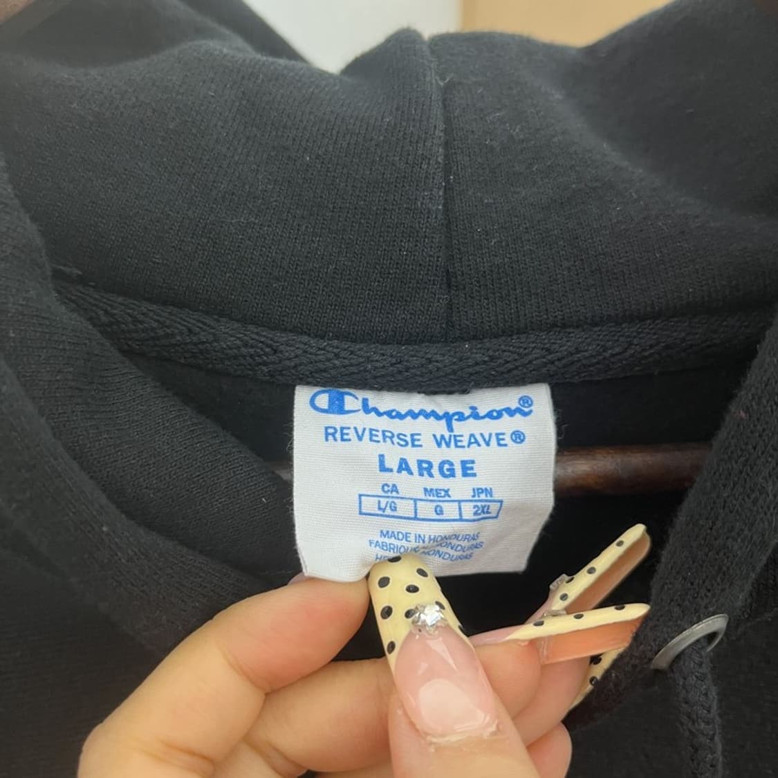 챔피온 리버스위브 올드스쿨 스펠로고 후드티 L C09940 상품이미지5