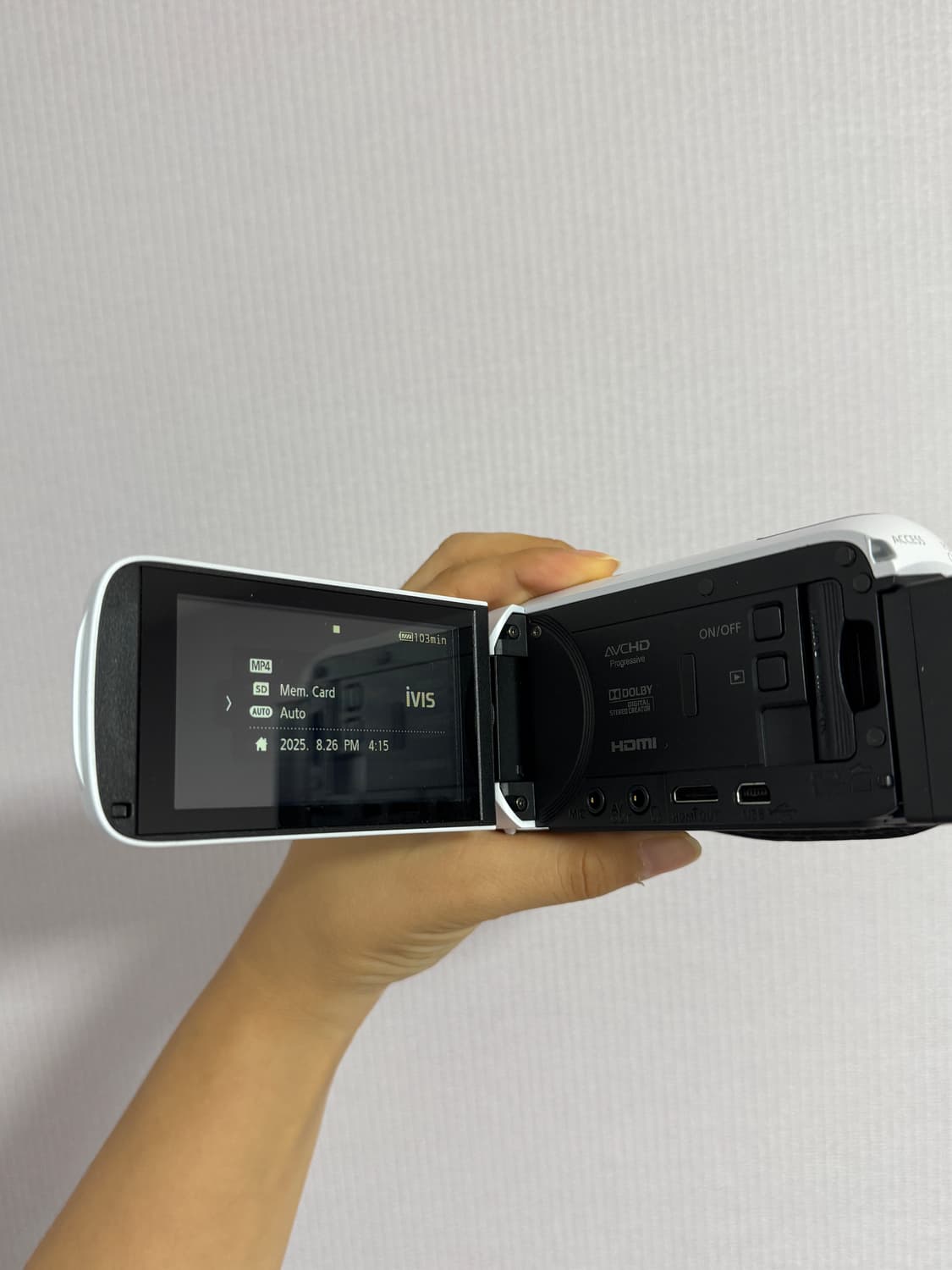 새상품🤍canon ivis hf r800 (vixia 800) 화이트 상품이미지6