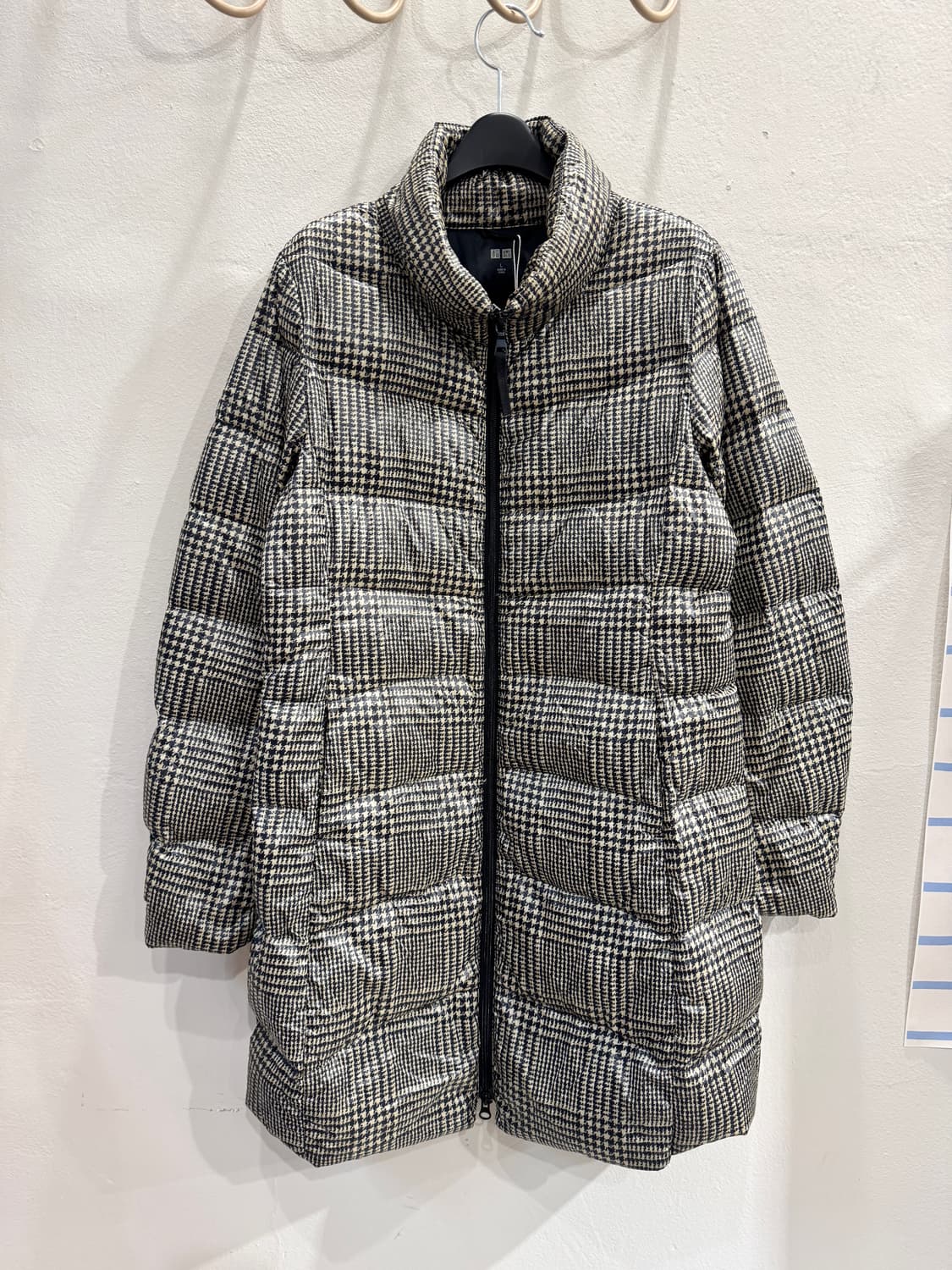 japan uniqlo 패턴 슬림다운 상품이미지1