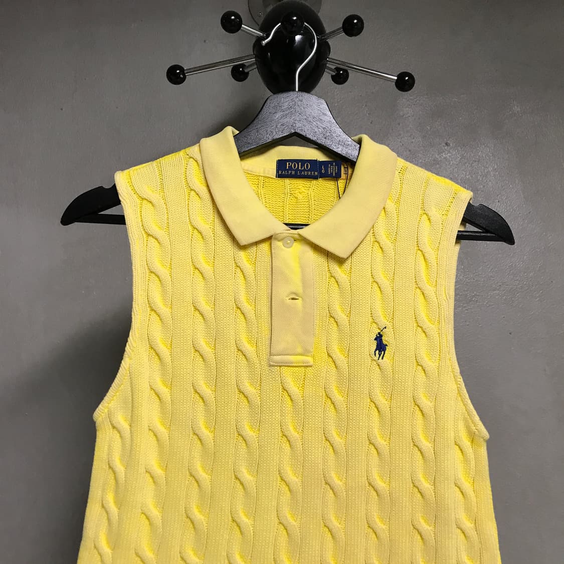 폴로 랄프로렌 QR 케이블 니트 베스트 L(W) 상품이미지2