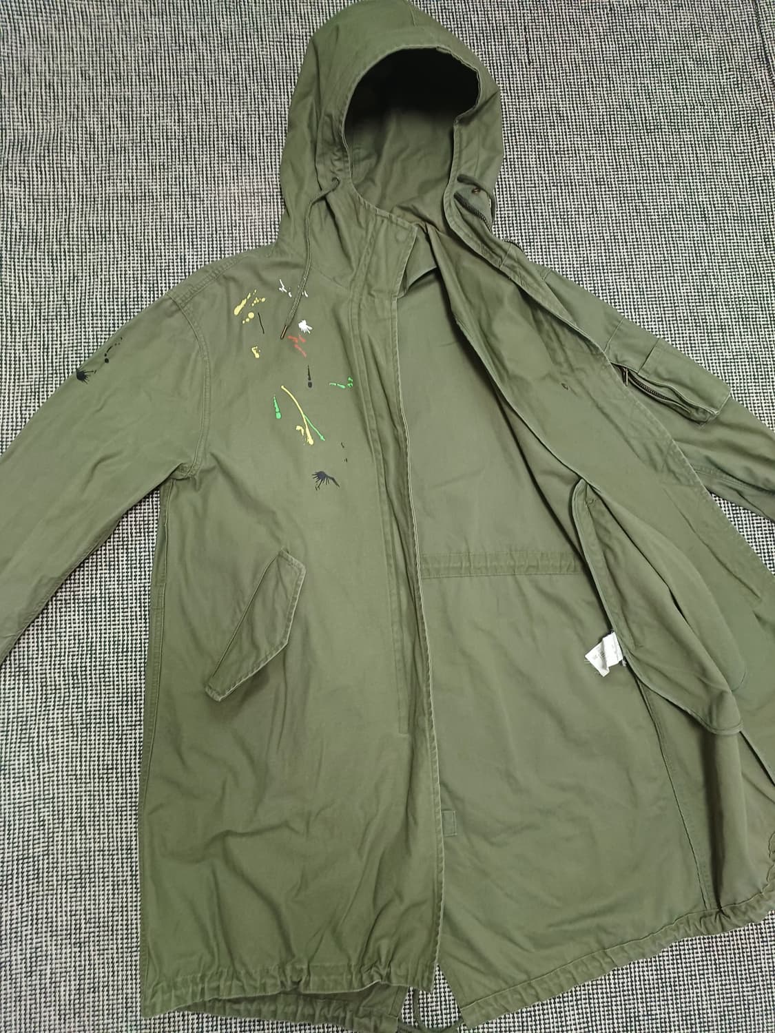 LAP(랩) 그래피티 야상 점퍼  상품이미지2