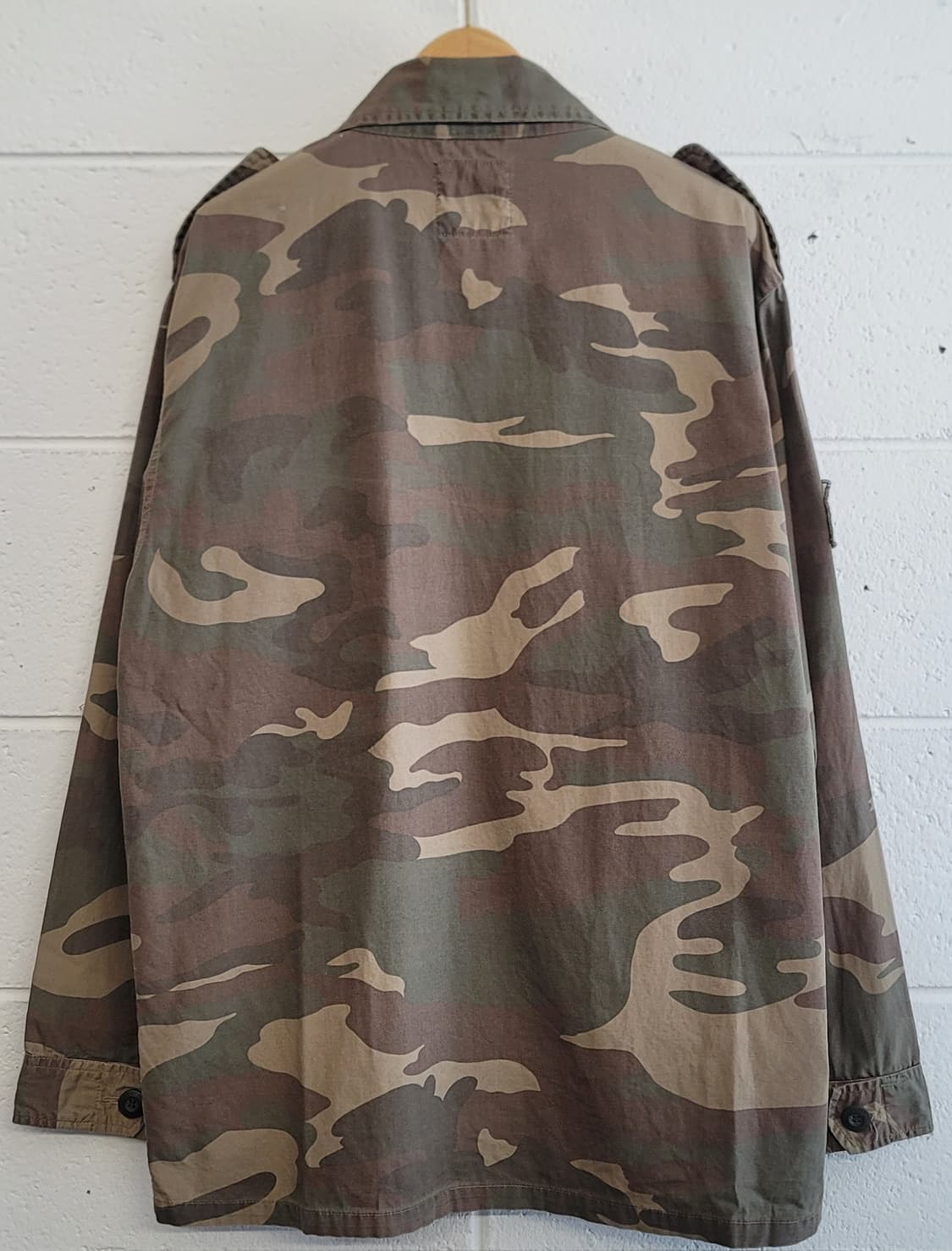 JPN 빈티지 Air Crew Member US Army 카모 셔츠헝자켓 상품이미지2