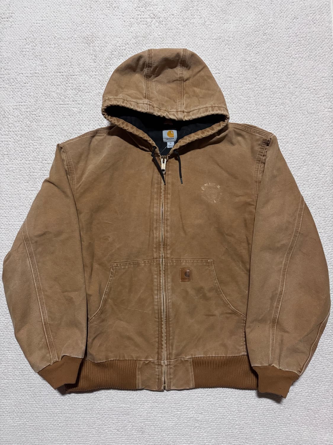 칼하트 J130 브라운 액티브 자켓 XL 상품이미지1