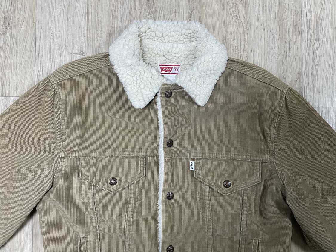 95~100) LVC원판 70's 리바이스 코듀로이 양털자켓(RRL&폴로 상품이미지4