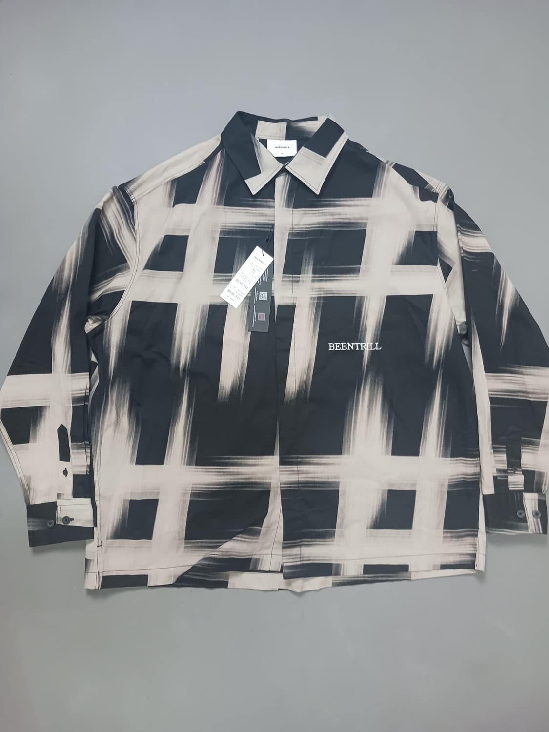 새제품 [XL] 빈트릴 골프 스타 해쉬태그 오버핏 셔츠 상품이미지1