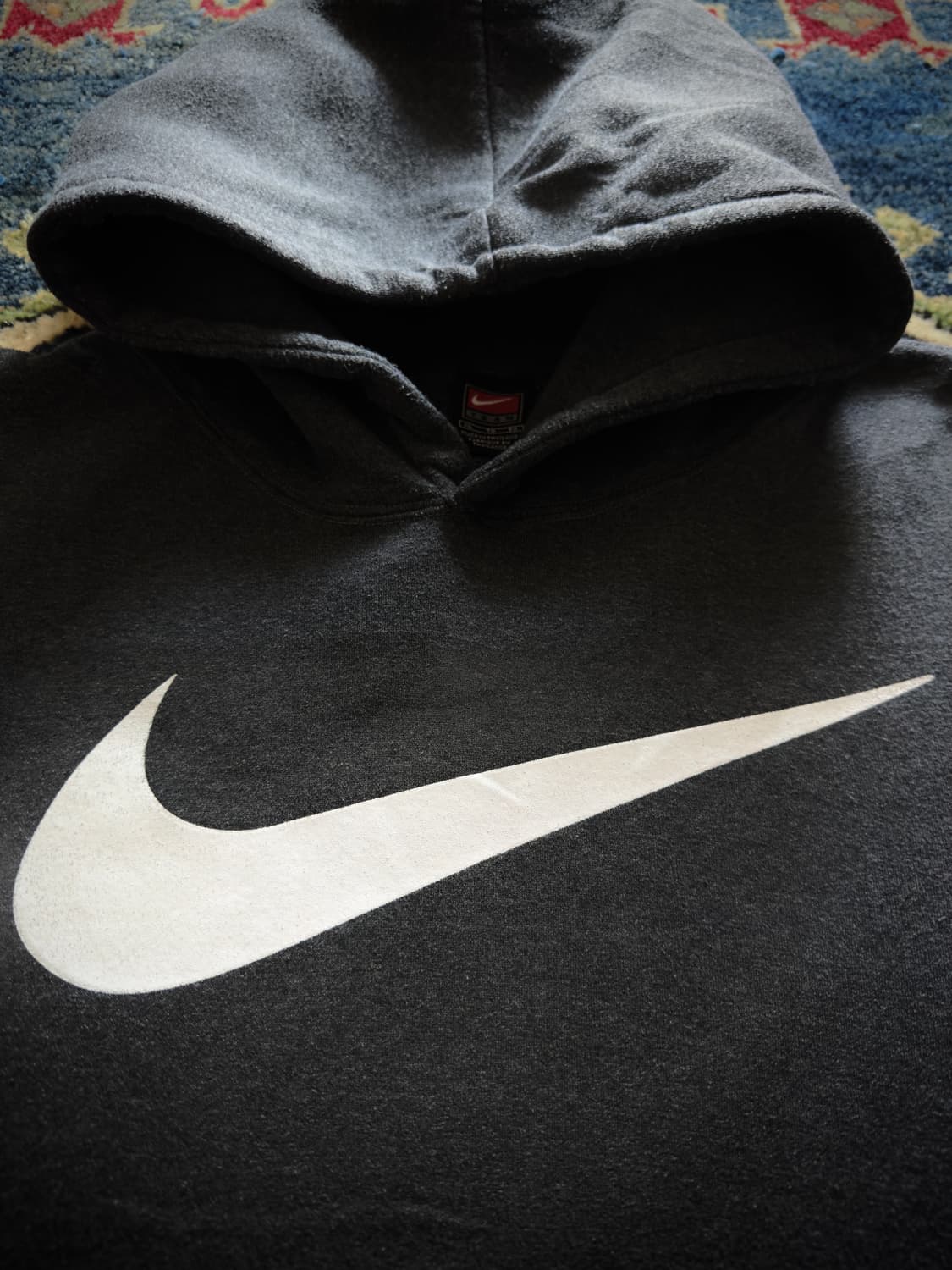 90s old Nike Big swoosh Hoodie 상품이미지4