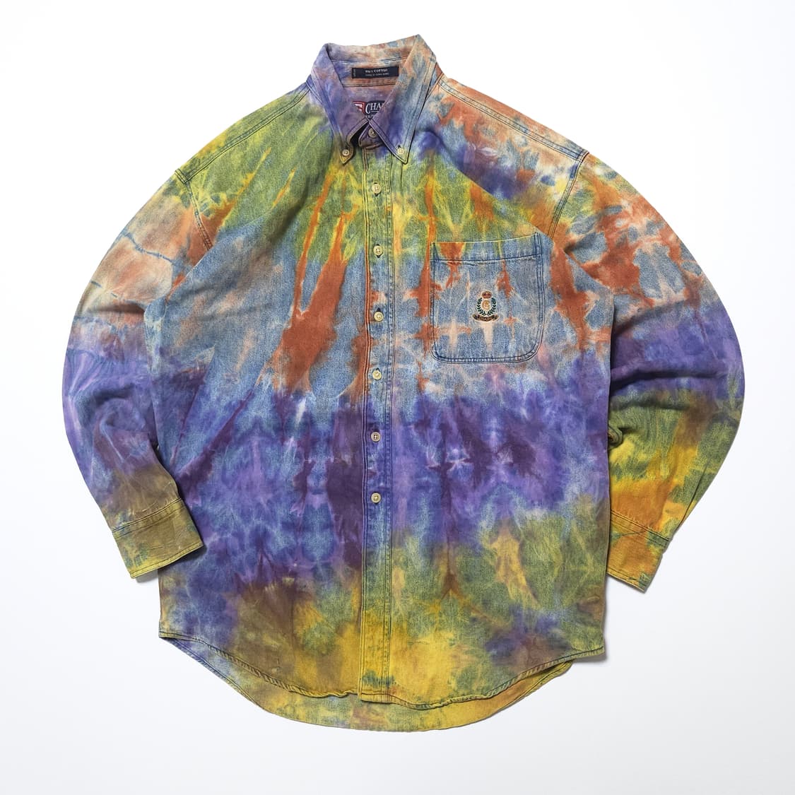 챕스 랄프로렌 90s 타이다이 데님 셔츠 상품이미지2
