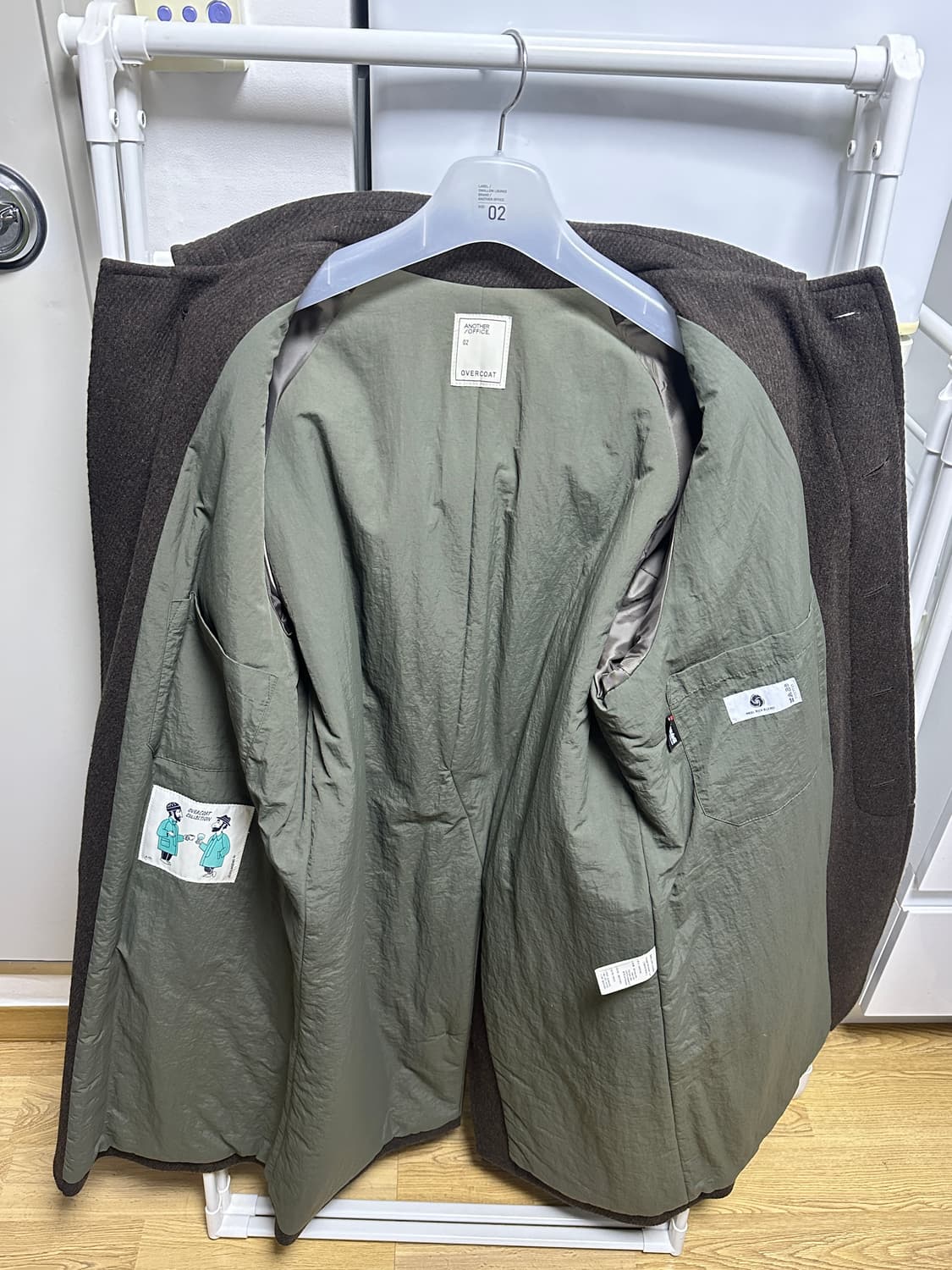 어나더오피스 보이저 발마칸 헤더브라운 02 상품이미지3