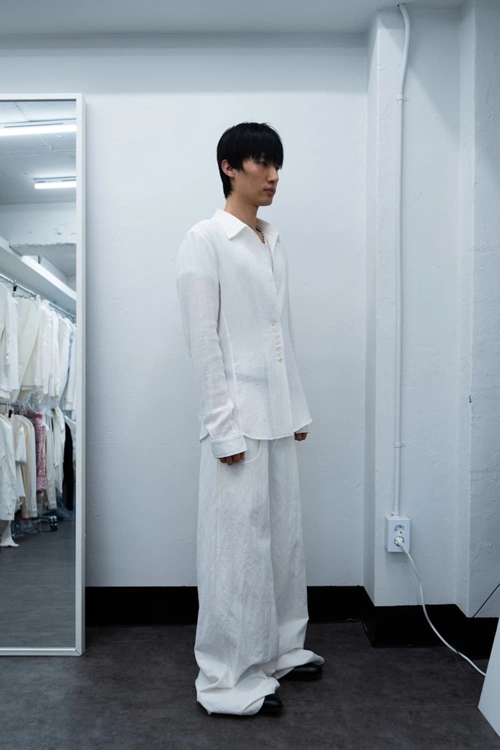Double Gauze Shirt Jacket _ White 상품이미지9