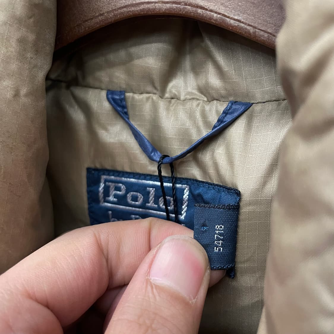 90s 폴로 랄프로렌 덕 다운 후드 패치 푸퍼 조끼 패딩 베스트 상품이미지9