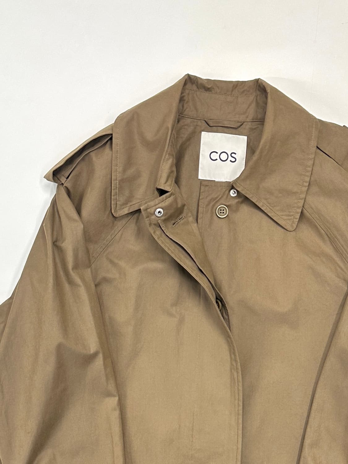 COS 코스 트렌치 자켓 오버핏  상품이미지4