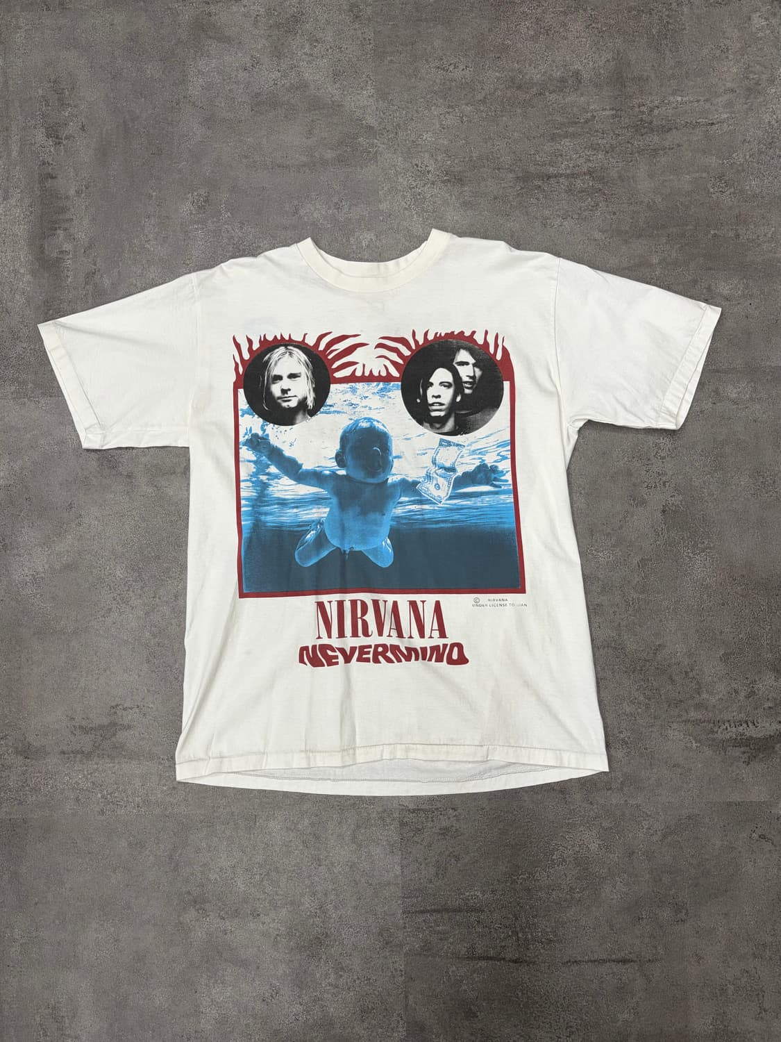 90s anvil t on reprint Nirvana Nevermind 상품이미지1