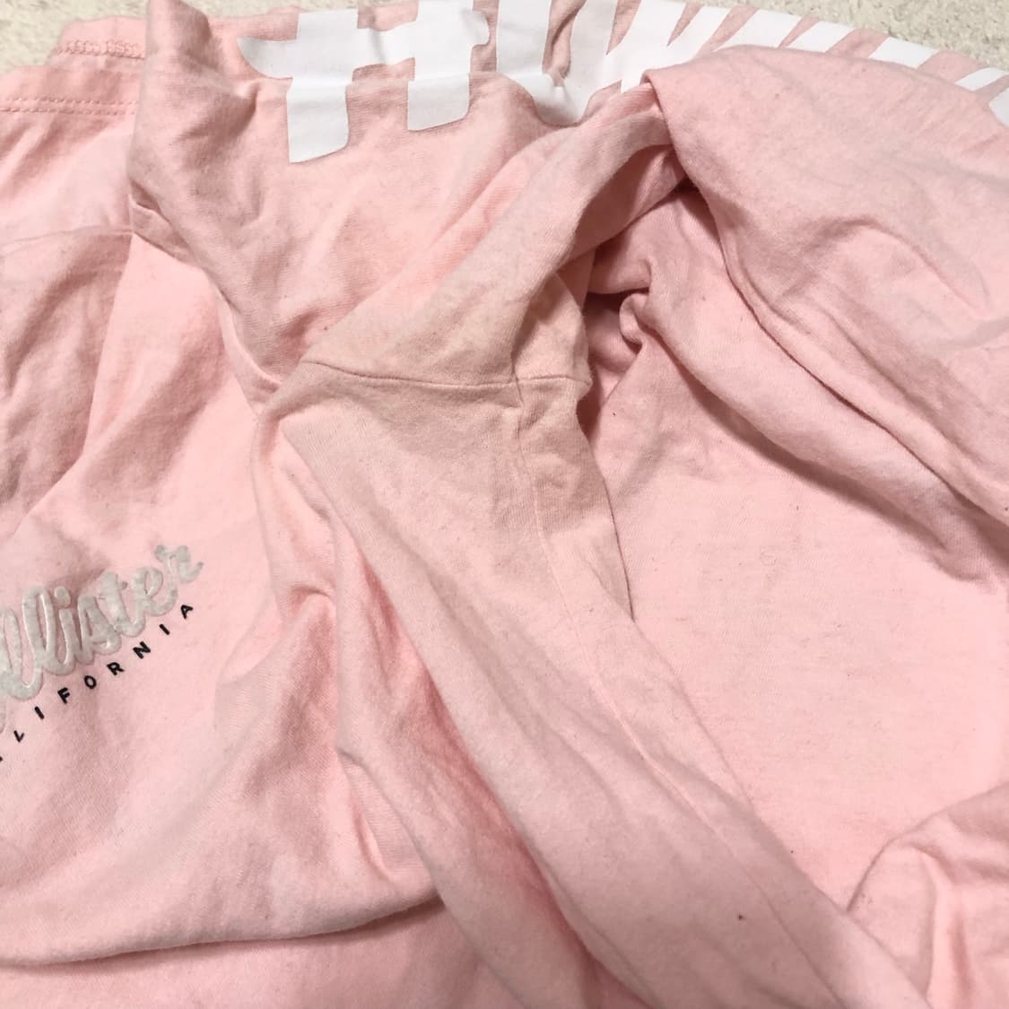 홀리스터 핑크 롱슬리브 XS  상품이미지3