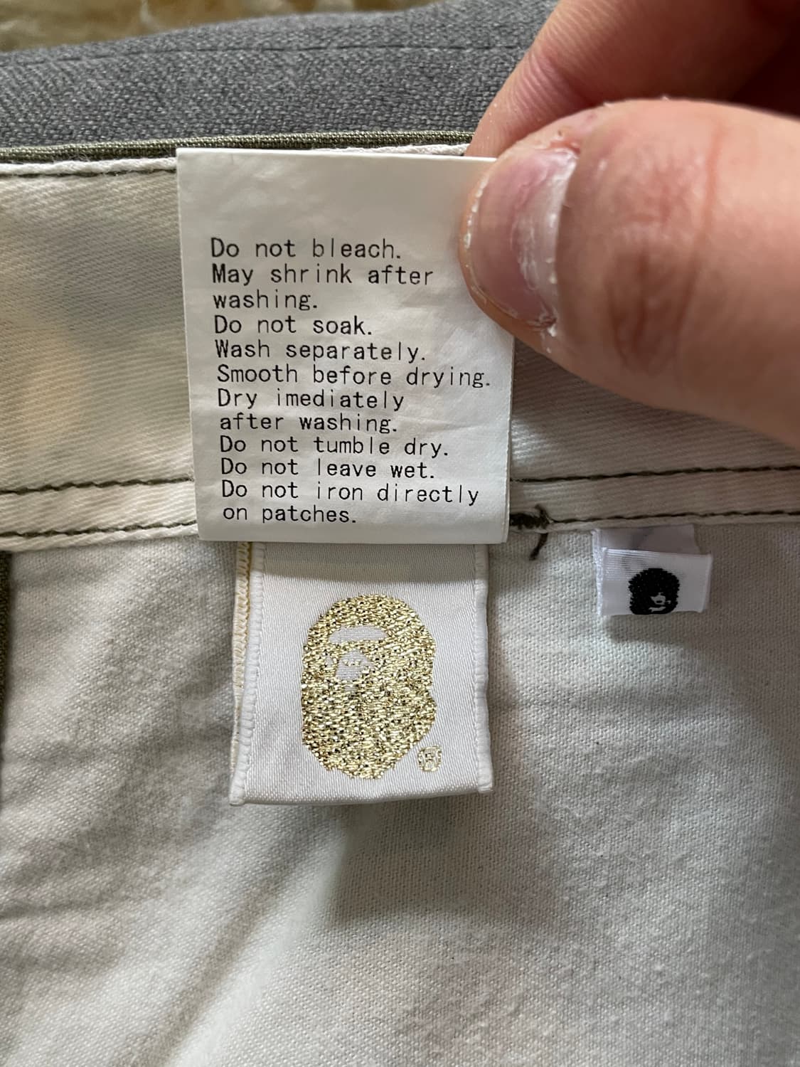 베이프 립스탑 카고 쇼츠 반바지 상품이미지5