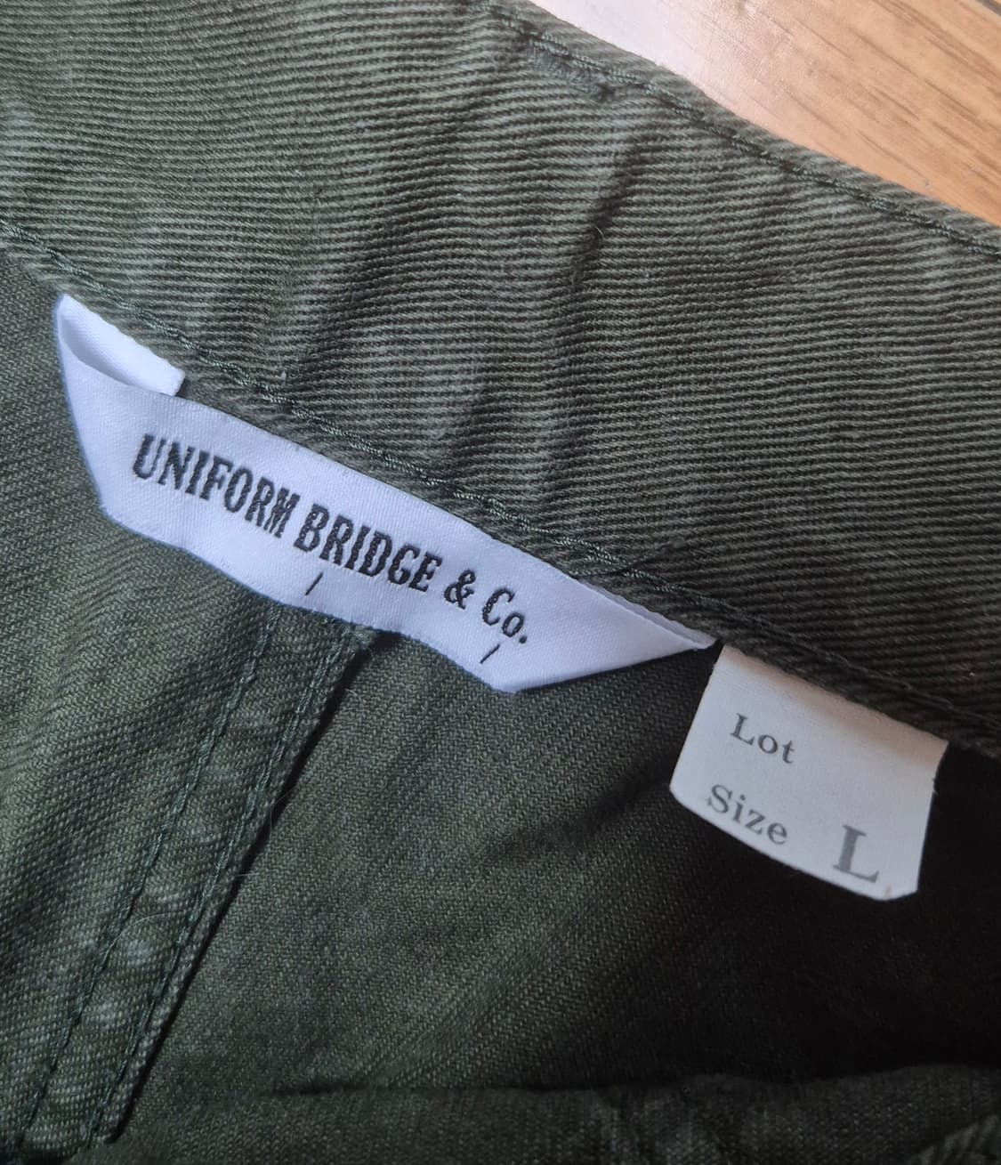 유니폼브릿지 퍼티그 팬츠 L 카키 상품이미지3